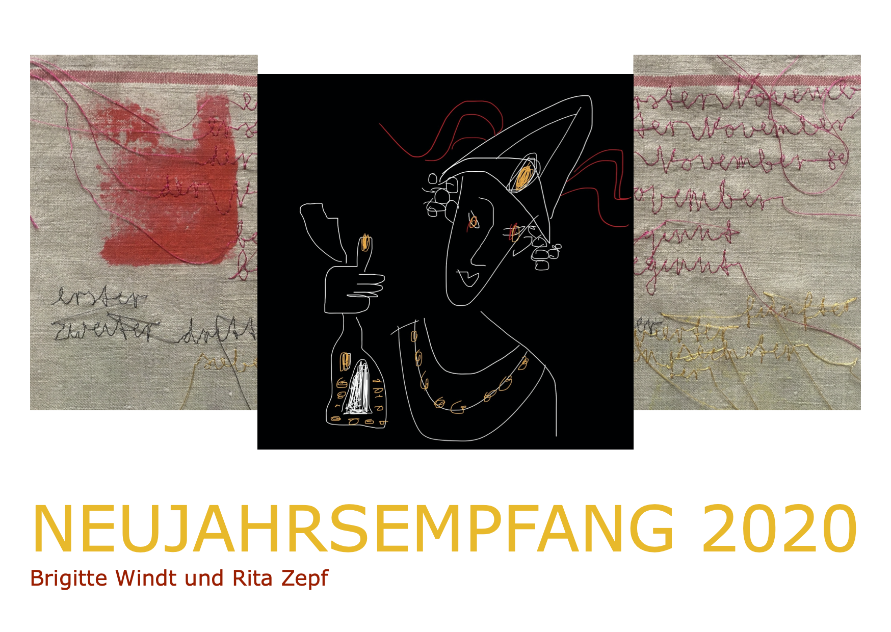 Neujahrsempfang 2020 Berlin Brigitte Windt und Rita Zepf