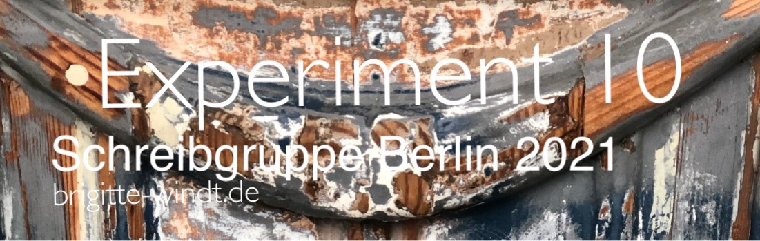 Experiment 10 - Schreibgruppe Berlin 2021 - Logo - Brigitte Windt